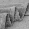Aisbo Fleece Blanket Grey Throw - Versatile Soft Warm Blanket Fluffy Throws for Sofa Couch Single Size, Cozy Solid Bed Flannel Blanket for Travel, 130x150cm Gray - Image 5