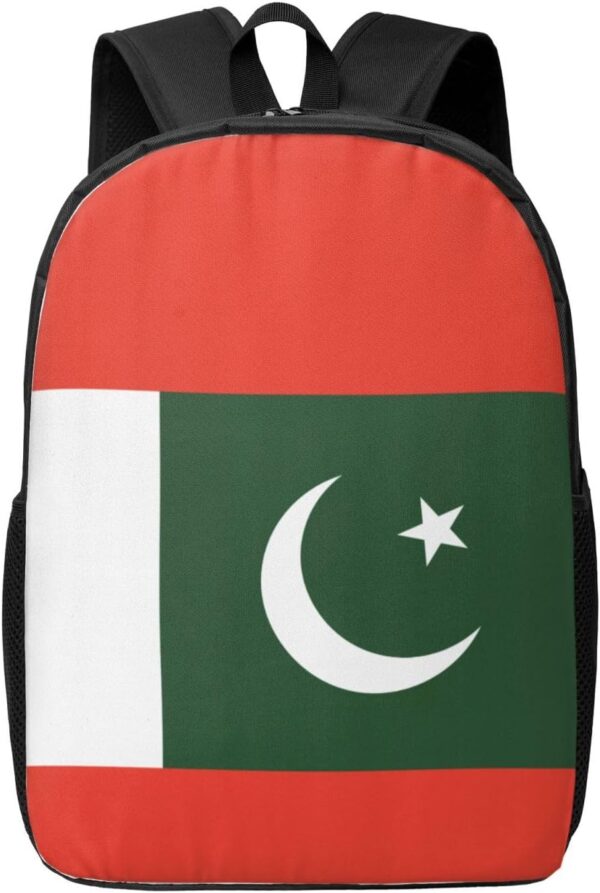 YQxwJL Flag Of Pakistan Print Lightweight Laptop Backpack Travel Casual Daypack Aesthetic Bookbag For Men Women