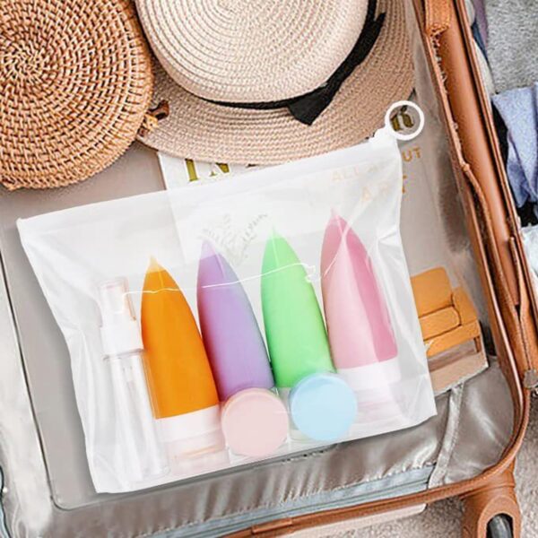 MOLHEM 17 Pack Travel Bottle Set for Toiletries, Silicone Travel Bottles Travel Containers Leak Proof Silicone Squeezable Travel Accessories 3 oz - Image 5